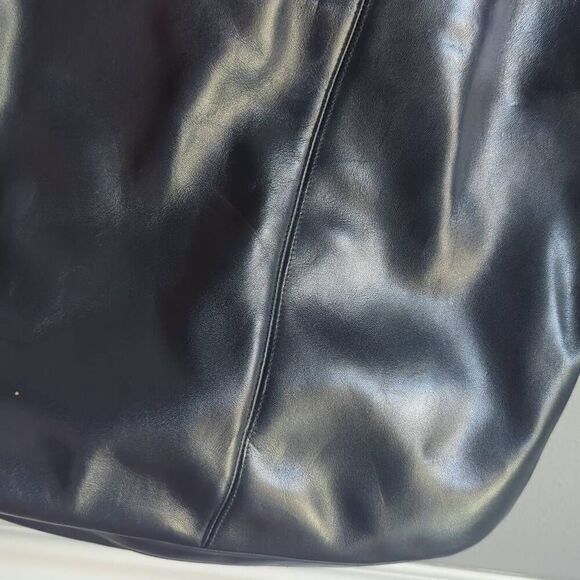 Vintage Morris  Moskowitz leather shoulder bag. NOS. Mid-Century mfg 190 - Picture 2 of 10